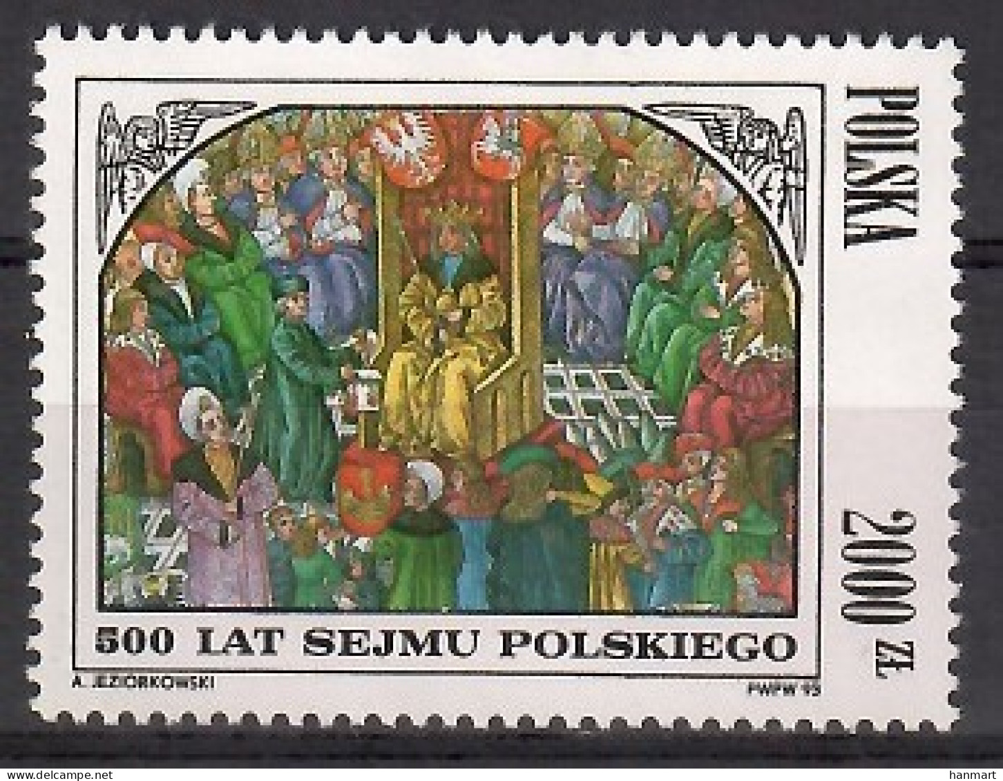 Poland 1993 Mi 3447 MNH  (ZE4 PLD3447) - Familles Royales