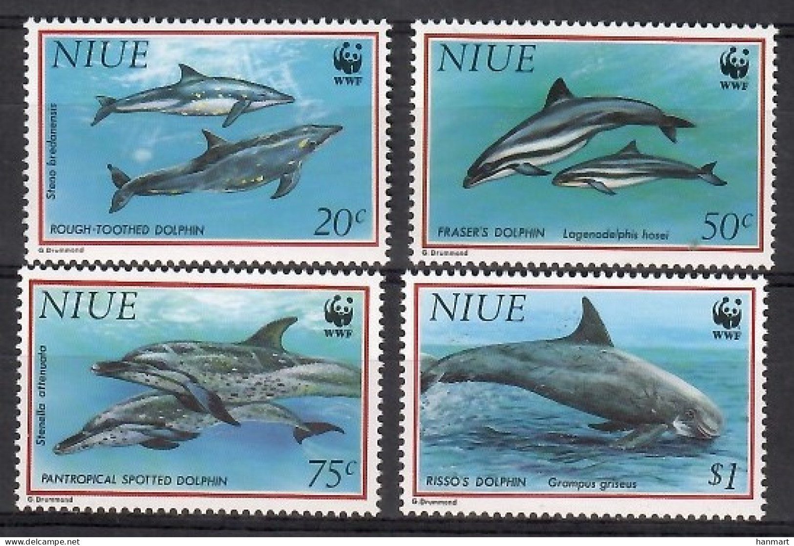 Niue 1993 Mi 822-825 MNH  (ZS7 NIE822-825) - Meereswelt