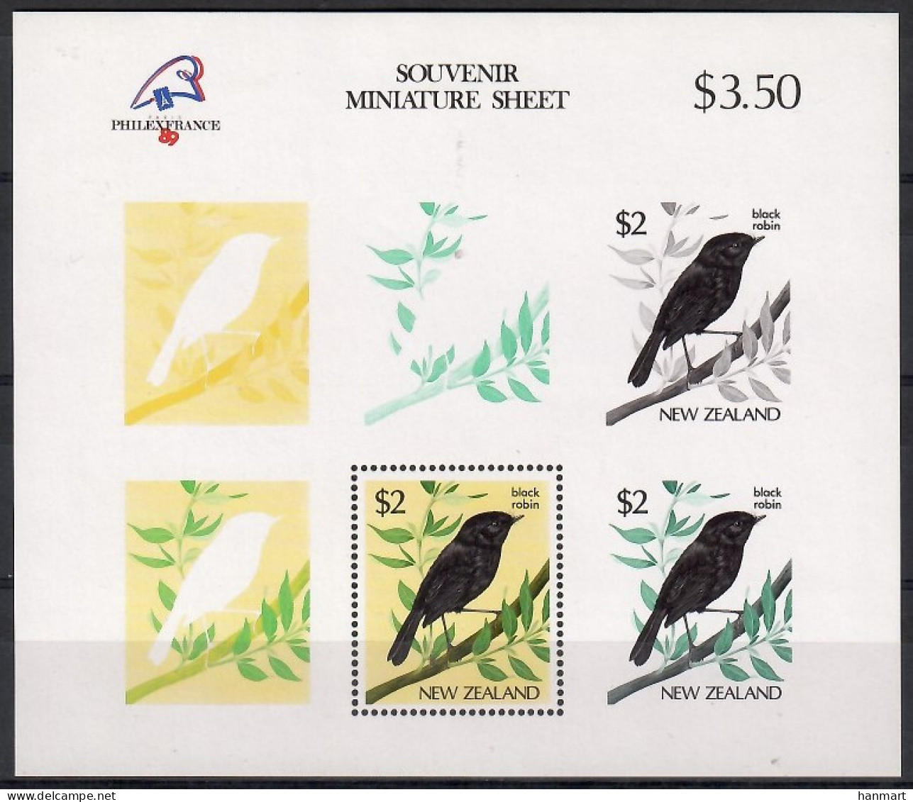 New Zealand 1989 Mi Block 18 MNH  (ZS7 NZLbl18) - Other & Unclassified