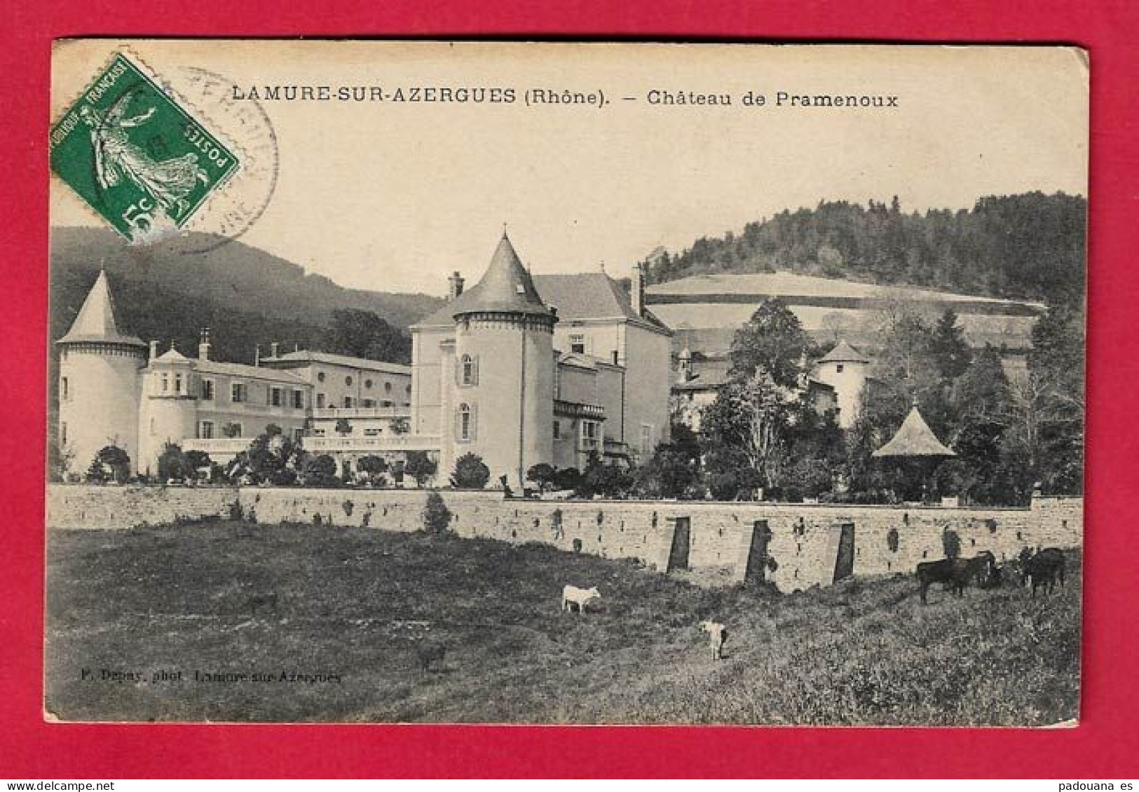 AF265 69 RHONE LAMURE SUR  AZERGUES CHATEAU DE PARMENOUX - Lamure Sur Azergues