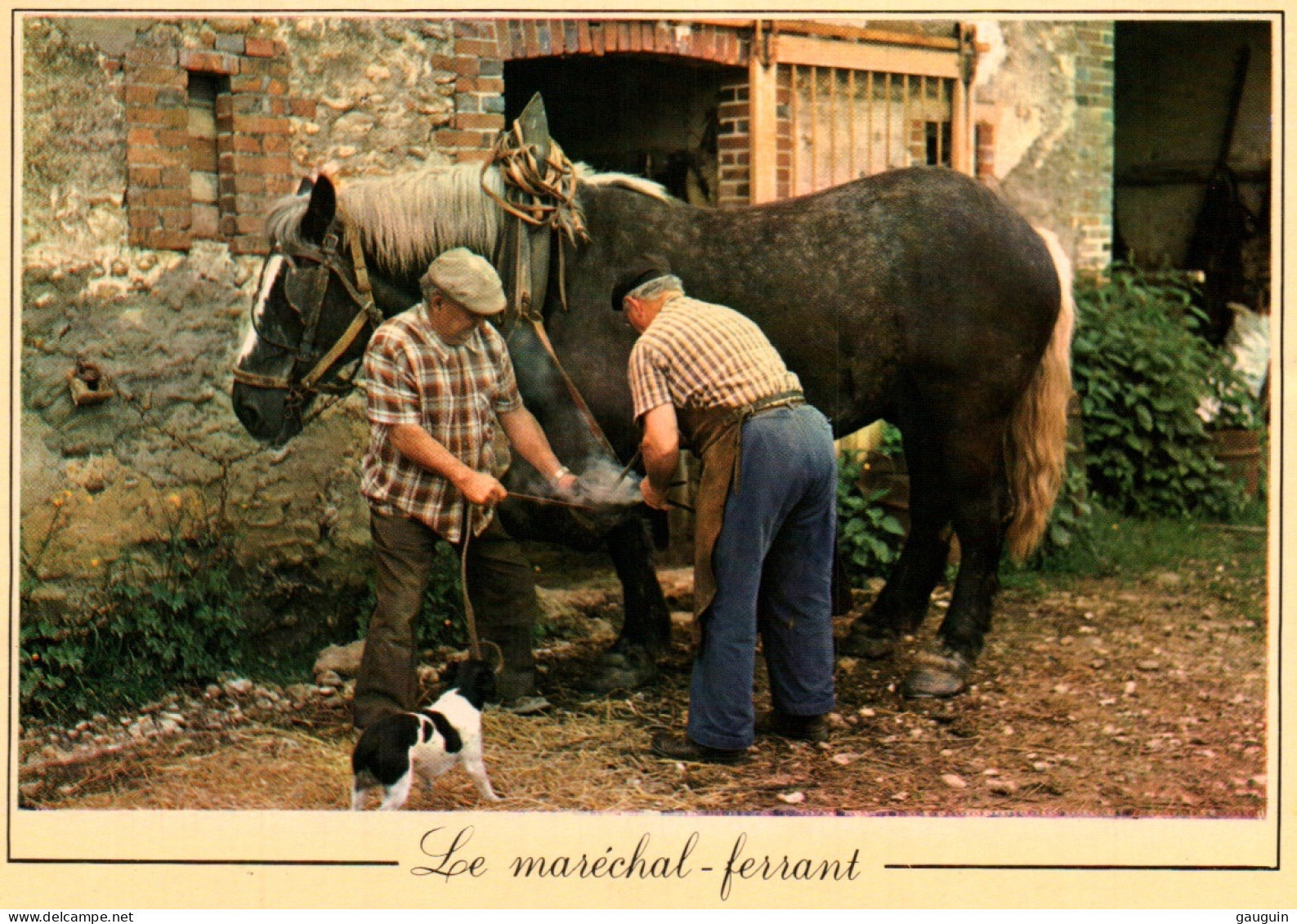 CPM - MÉTIERS D'ANTAN - Le Maréchal-Ferrant (Cheval) - Editions Nivernaises - Artesanal