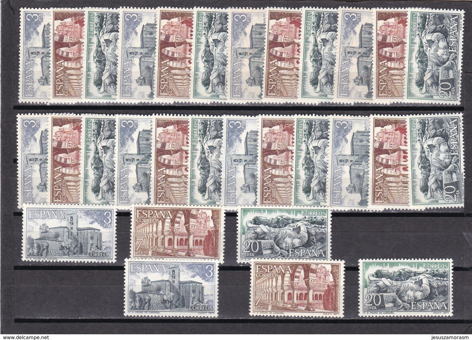 España Nº 2443 Al 2445 - 10 Series - Neufs