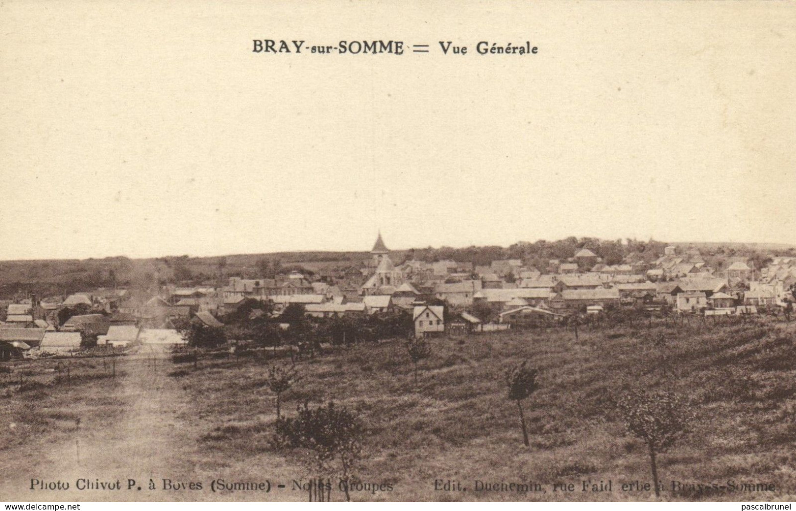 BRAY SUR SOMME - VUE GENERALE - Bray Sur Somme