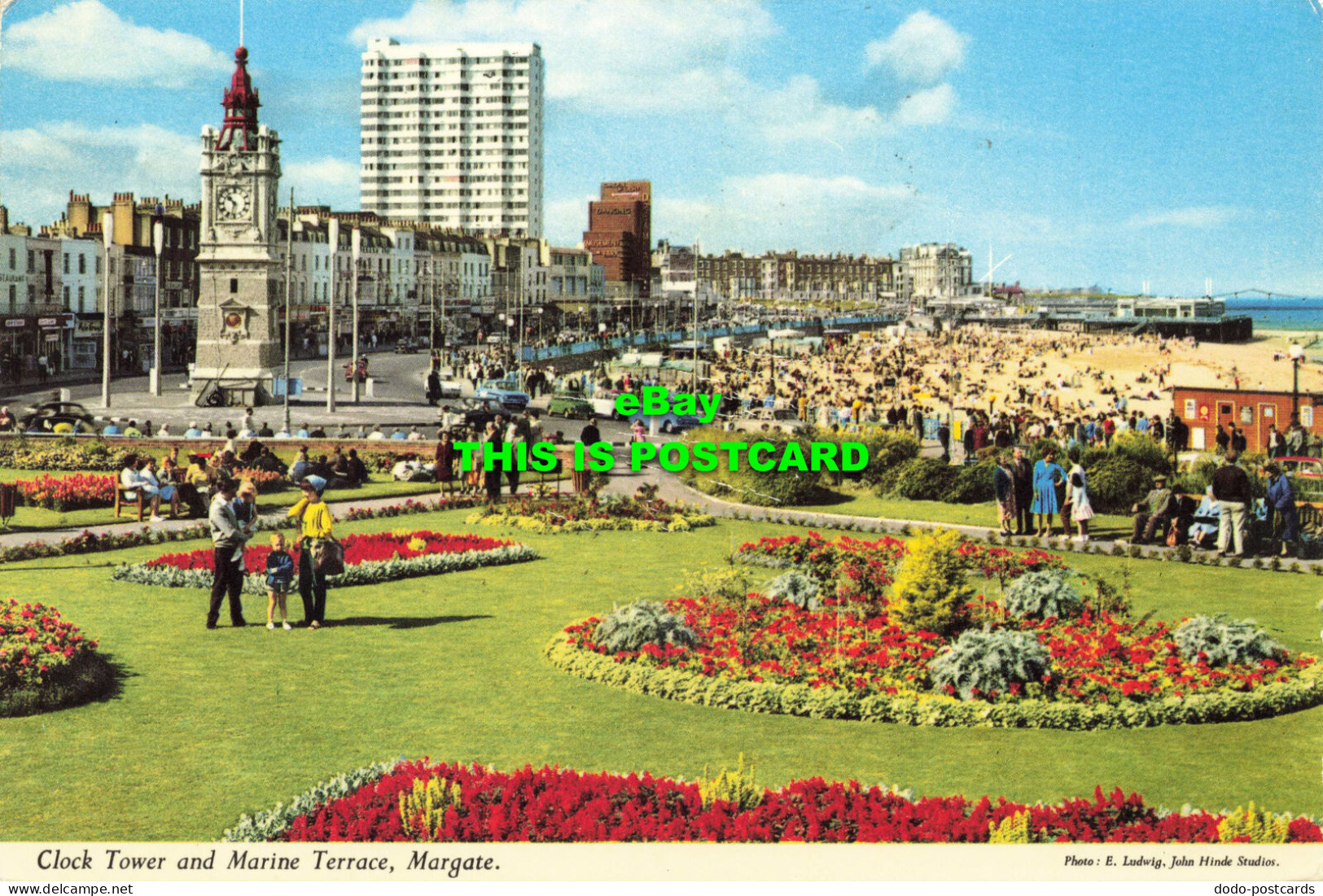 R578364 Margate. Clock Tower And Marine Terrace. John Hinde. E. Ludwig. 1976 - World