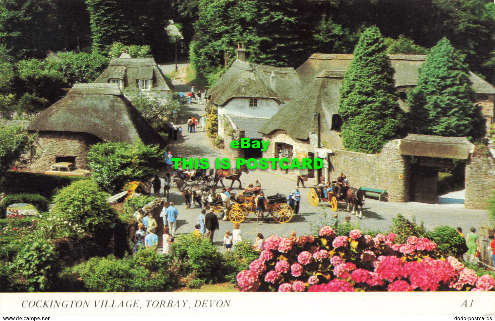 R578365 Devon. Torbay. Cockington Village. Europa Cards. 1979 - World