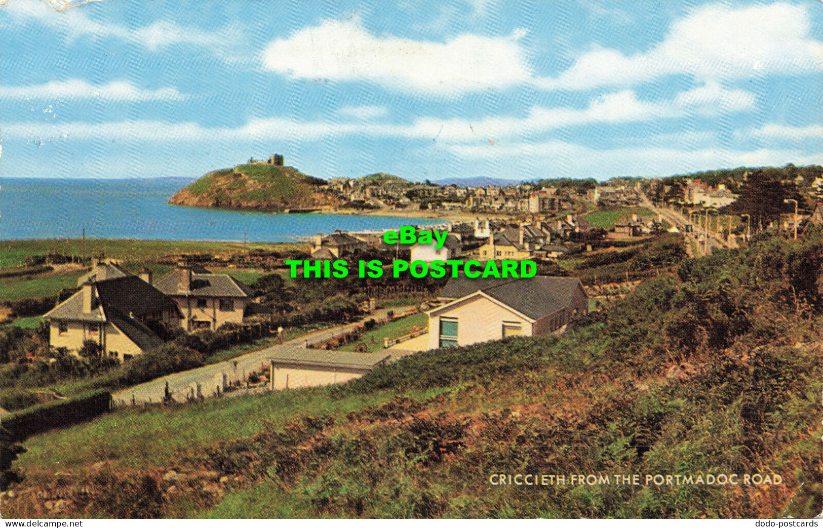 R578373 Criccieth From The Portmadoc Road. J. Salmon. Cameracolour. 1966 - World