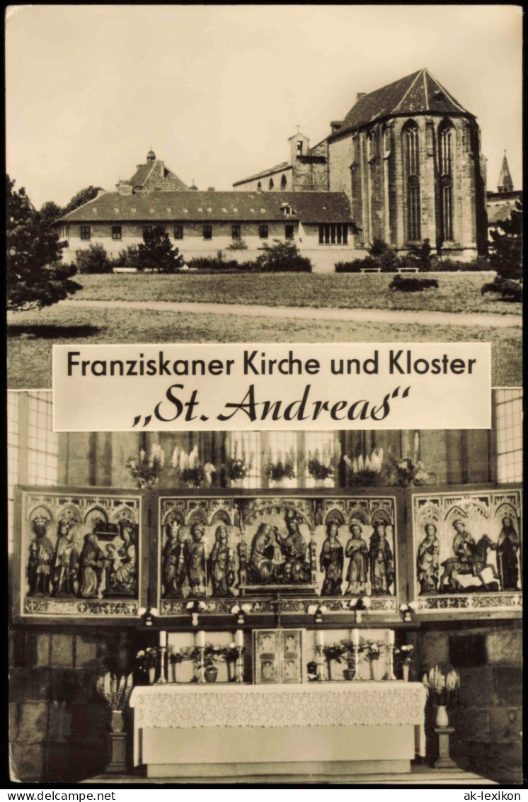 Ansichtskarte Halberstadt Franziskaner Kirche Und Kloster St. Andreas 1976 - Otros & Sin Clasificación