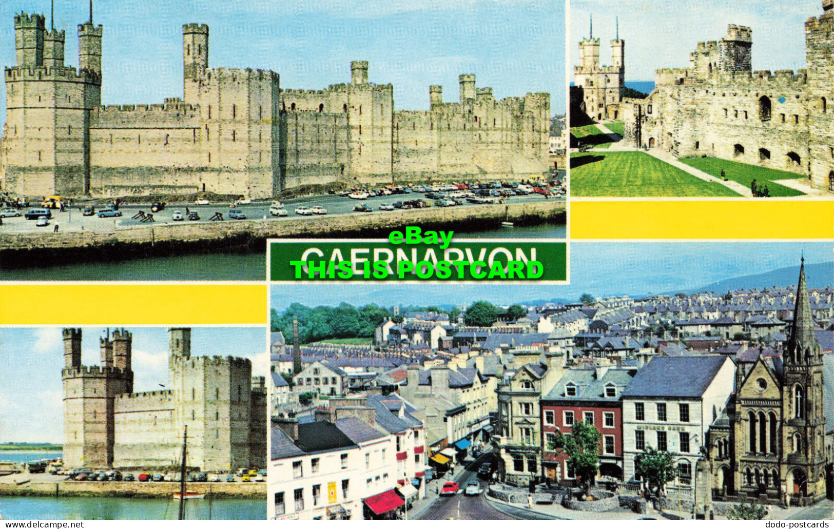 R578374 Caernarvon. The Castle. Castle Grounds. The Square. Bamforth. Color Glos - World