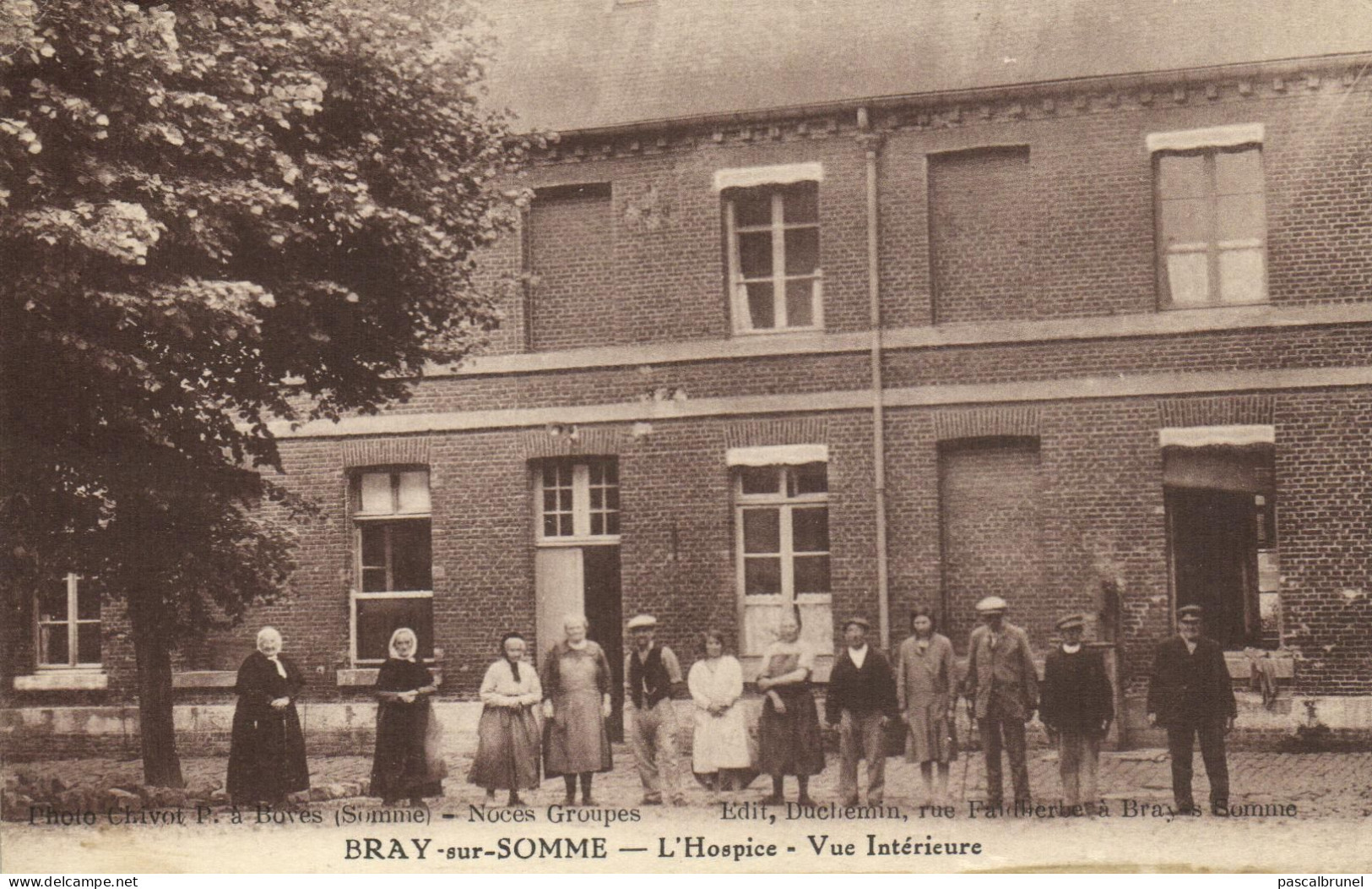 BRAY SUR SOMME - L'HOSPICE - VUE INTERIEURE - Bray Sur Somme