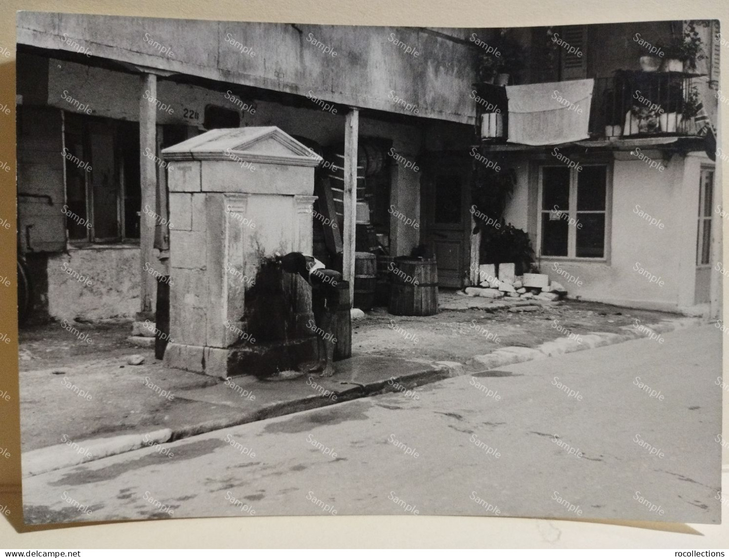 Greece Photo LEFKADA  1963. Street Scene Fountain - Europa