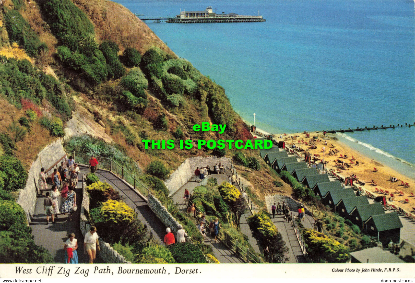 R578400 Dorset. Bournemouth. West Cliff Zig Zag Path. John Hinde. F. R. P. S. Th - Monde