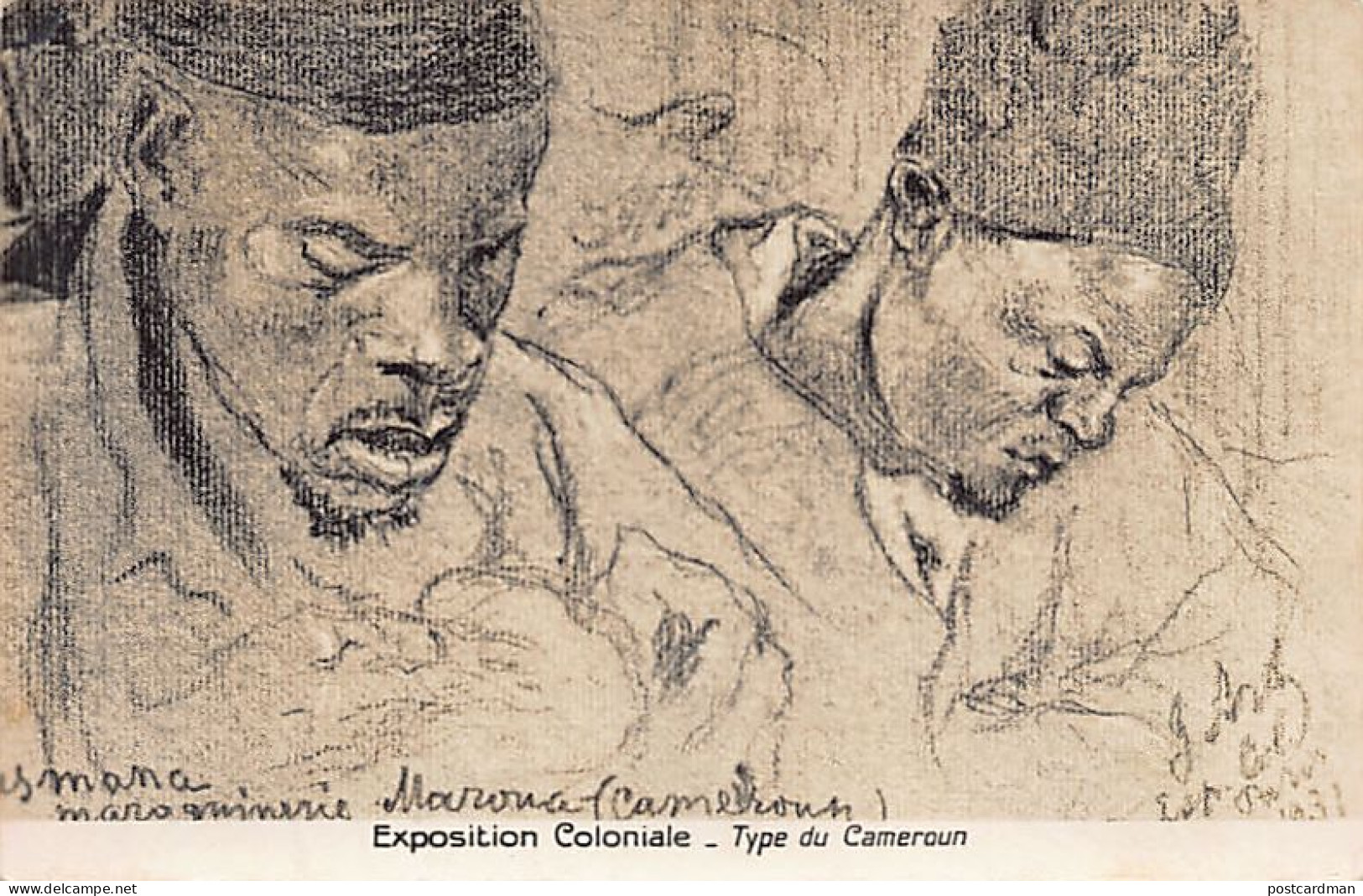 Cameroun - Types De Maroquiniers à Maroua - Exposition Coloniale De 1931 - Kameroen
