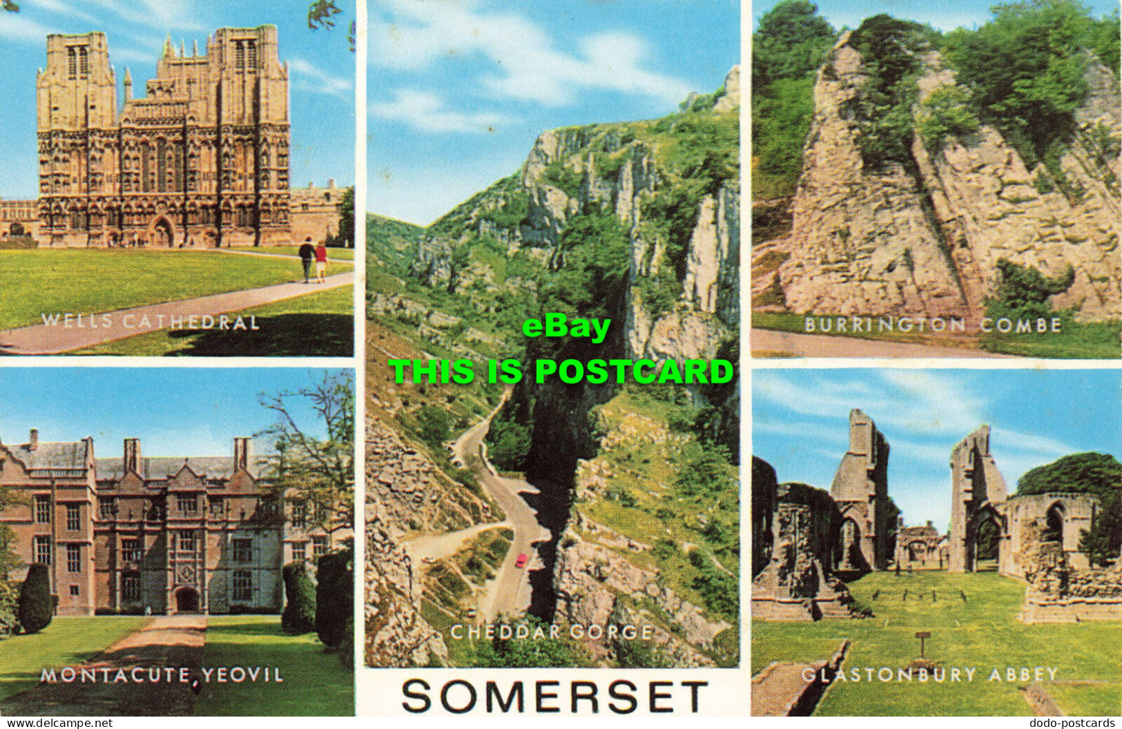 R578720 Somerset. Cheddar Gorge. Montacute. Yeovil. Glastonbury Abbey. J. Salmon - Monde