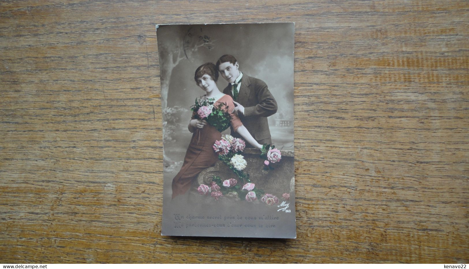 Ancienne Carte  , Un Couple - Koppels