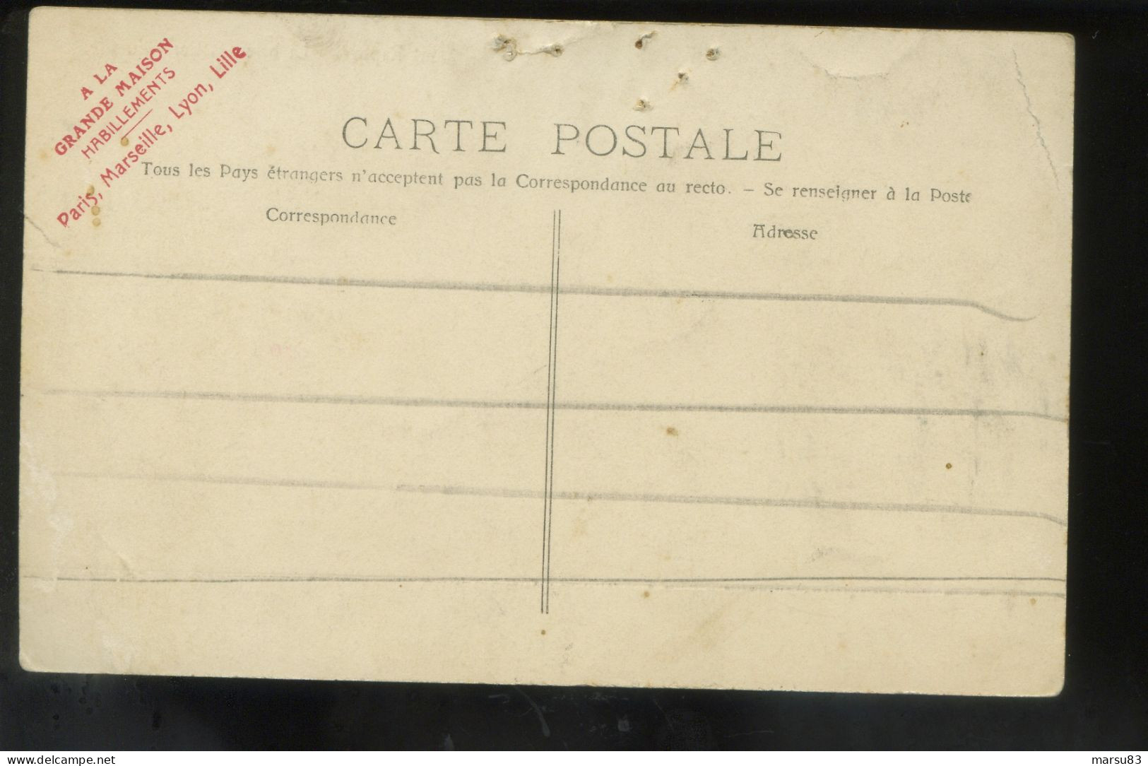 Saint Raphaël - Baie Des Corailleurs ** Belle Cpa ANIMÉE Neutre (trous Punaise) ** Ed. A La Gde Maison (9x14cm) - Saint-Raphaël