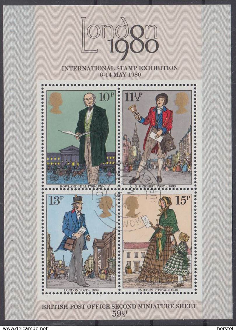 Großbritannien - UK - London International Stamp Exhibition - Block 2 - Hojas Bloque