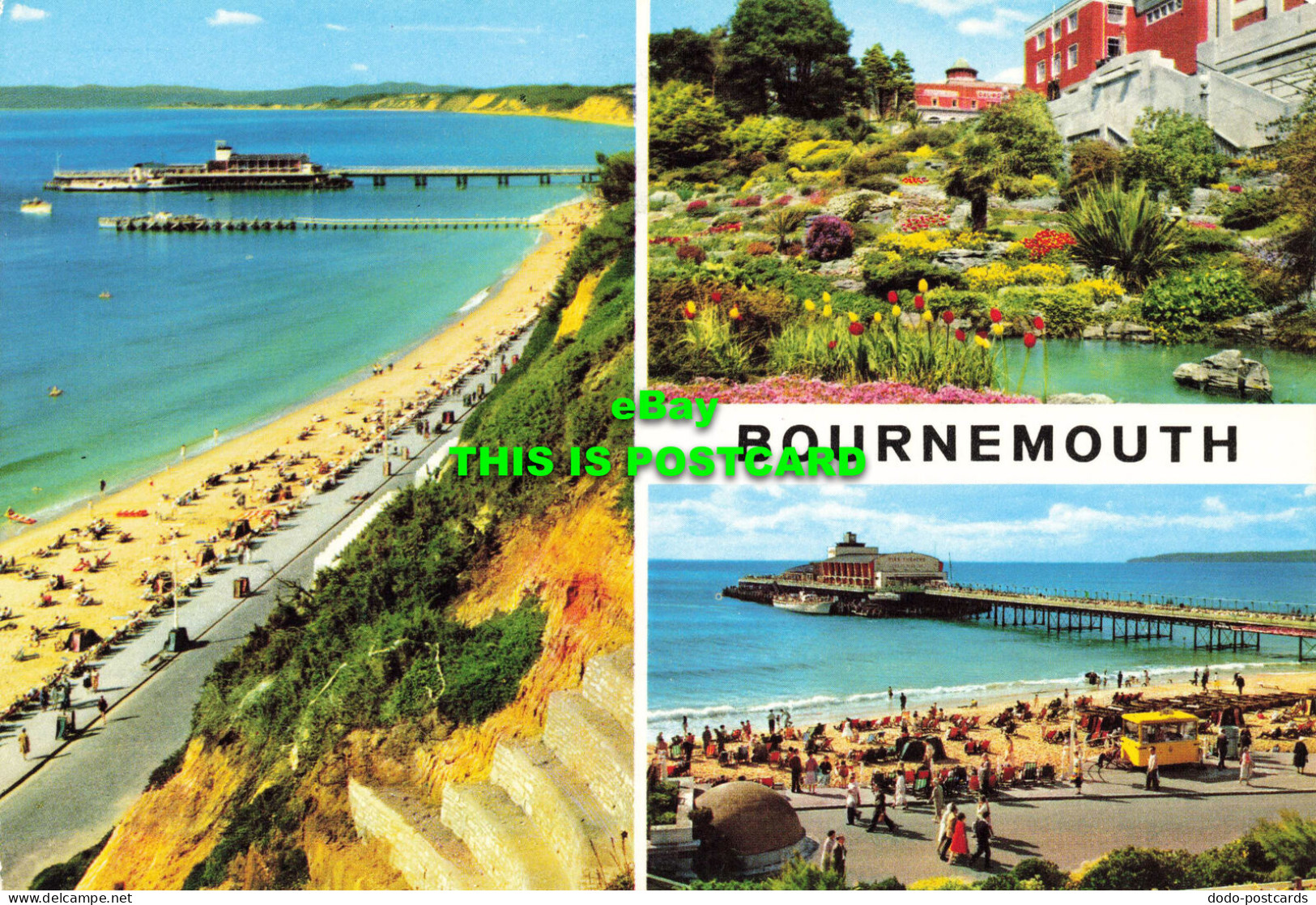 R578731 Bournemouth. Dorset. The Pier And Pavilion. Rock Gardens. John Hinde. Th - Monde