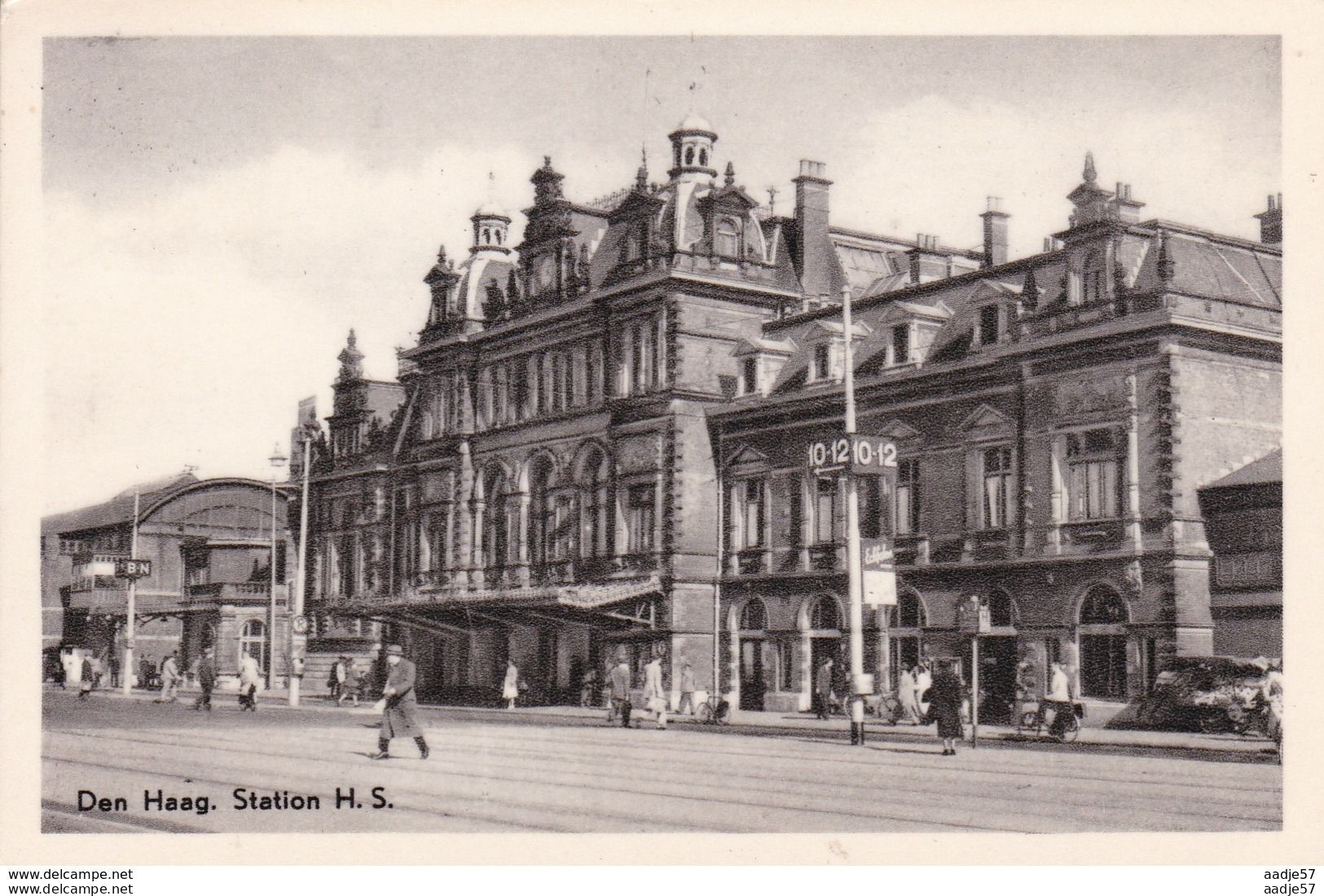 Netherlands Pays Bas Den Haag Station H.S. Holland Spoor 1957 - Stations Without Trains