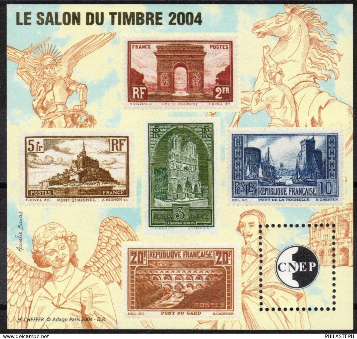 BLOC CNEP 41  2004  - Le Salon Du Timbre - Neuf ** - CNEP