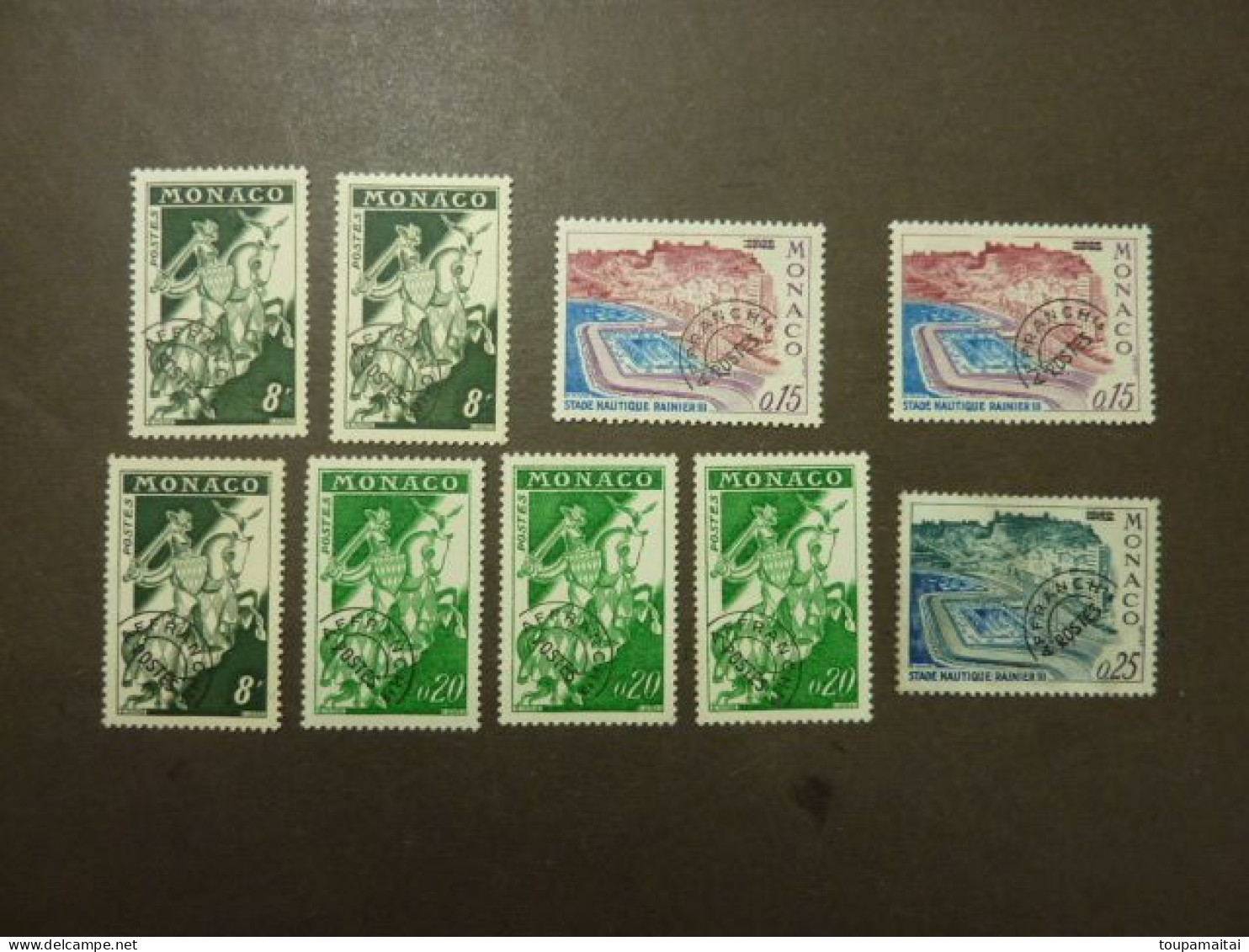 MONACO, Année 1954-69, Préoblitérés, YT N° 12x2 Et 24 MNH + 24 MH Avec Gomme + N° 12 - 20x3 - 25 Sans Gomme MNH - Preobliterati