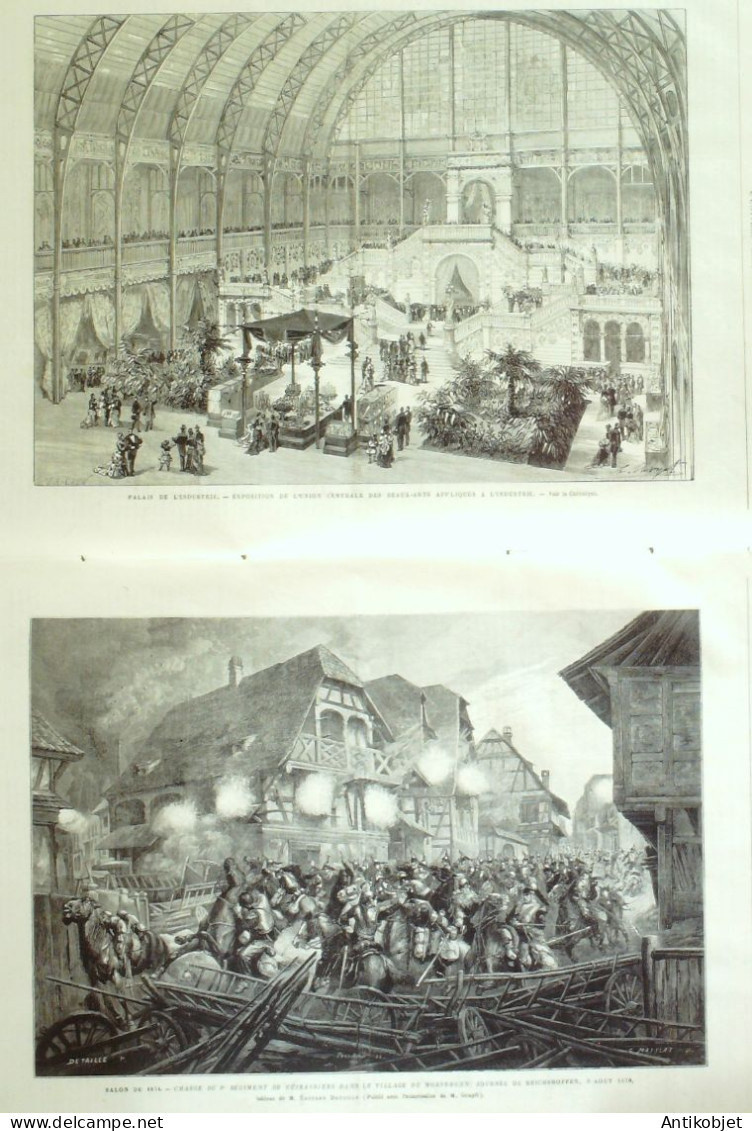 L'Univers Illustré 1874 N°1013 Espagne Teruel Morsbronn Reichsoffen (67) Madèle Funchal Montana Geyser - 1850 - 1899