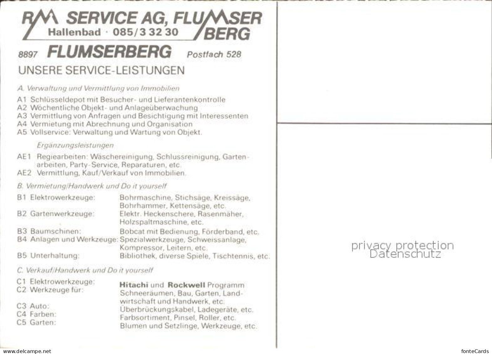 11888592 Flumserberg Bergheim Fliegeraufnahme RM-Service Hallenbad Bergheim - Otros & Sin Clasificación