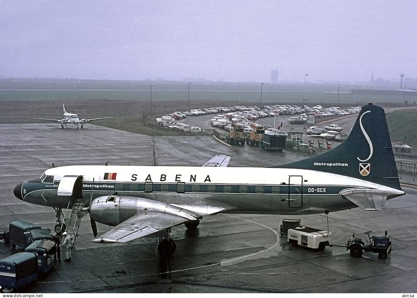 Aviation Postcard-WGA-1526 SABENA Convair 440 - 1946-....: Era Moderna