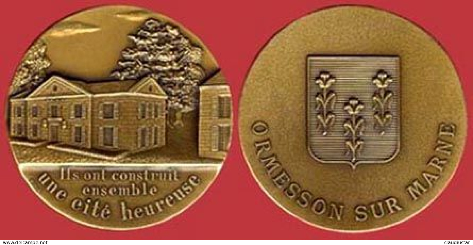 ** MEDAILLE  ORMESSON  Sur  MARNE ** - Andere & Zonder Classificatie