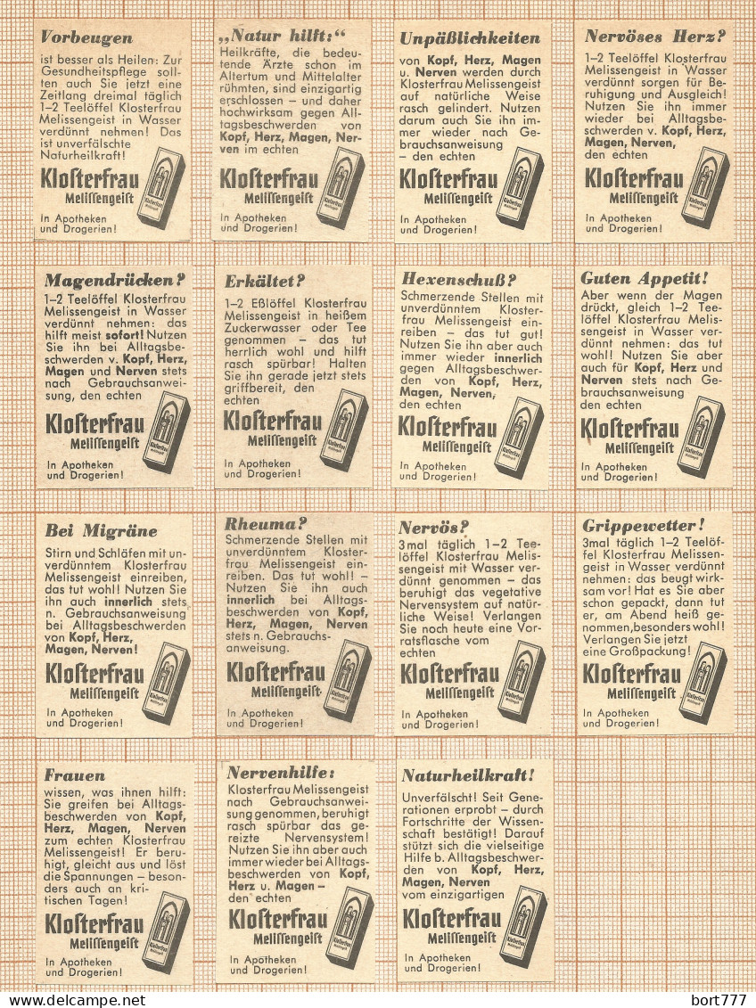Germany 15 Old Matchbox Labels - Scatole Di Fiammiferi - Etichette