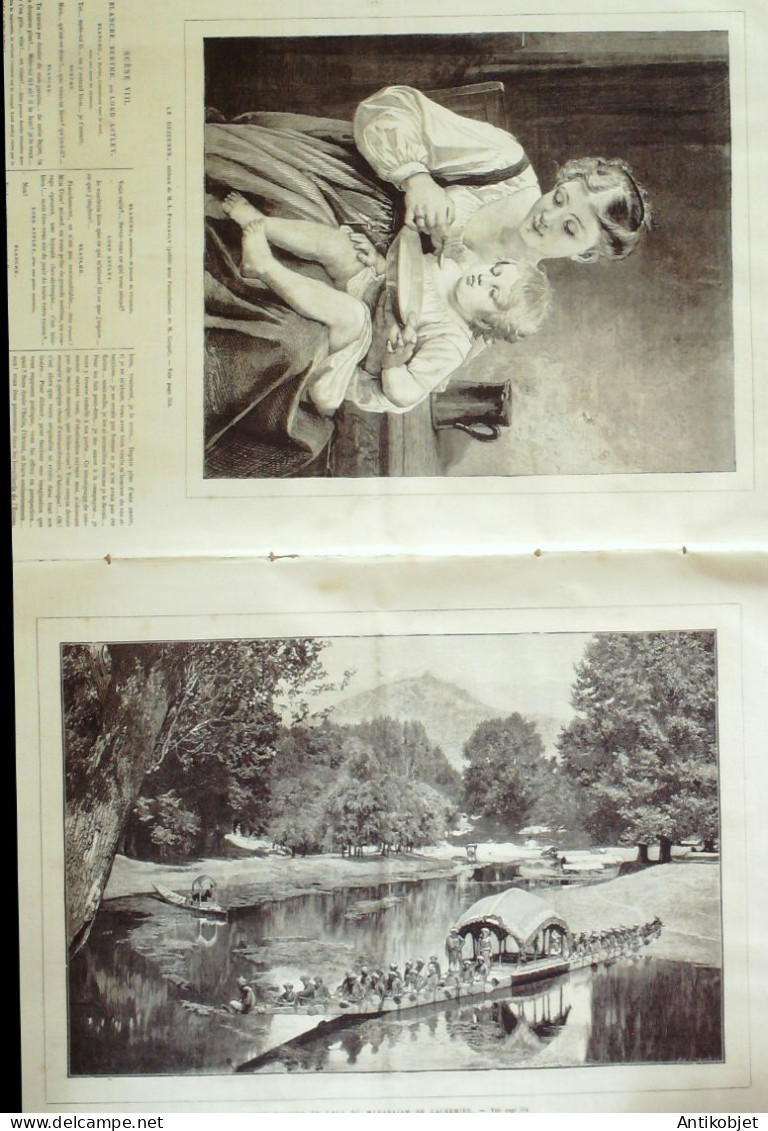 L'Univers illustré 1874 n°1014 Sardaigne Herzegovine Sapédon Inde Maharajah Cachemire Vannes (56) Brest (29)
