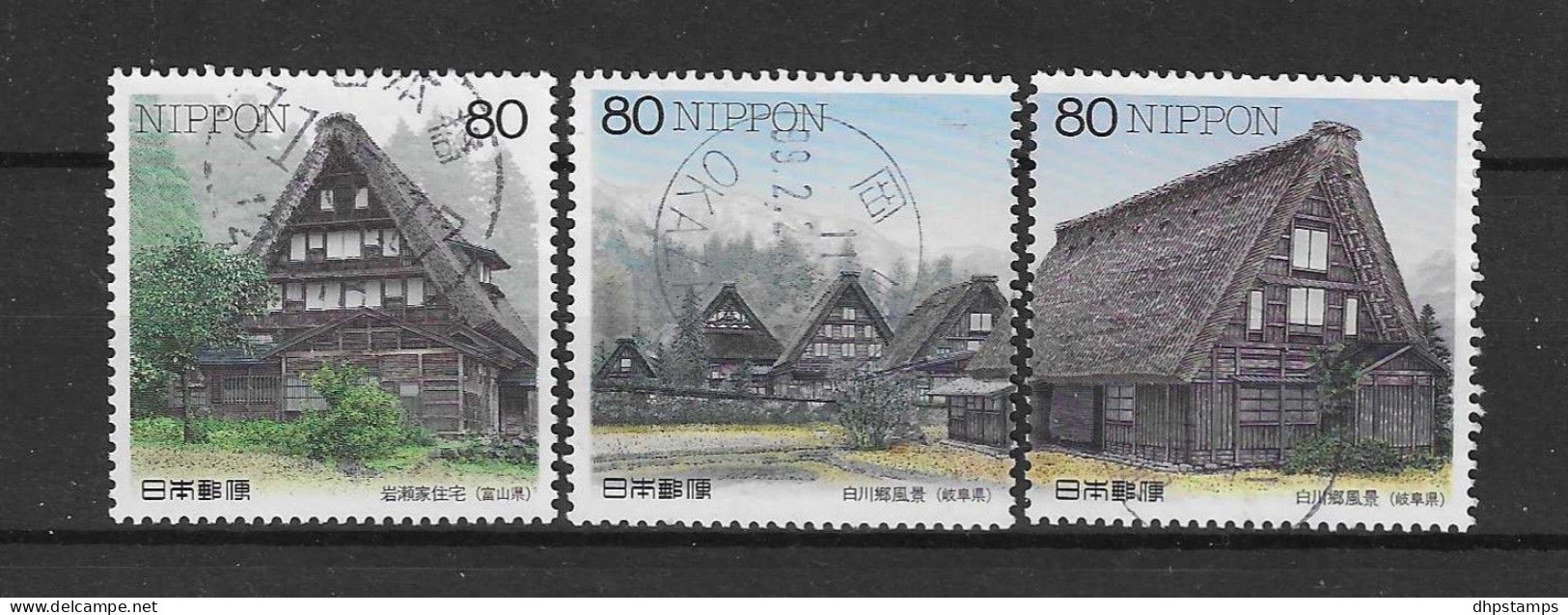 Japan 1999 Traditional Houses Y.T. 2512/2514 (0) - Usati