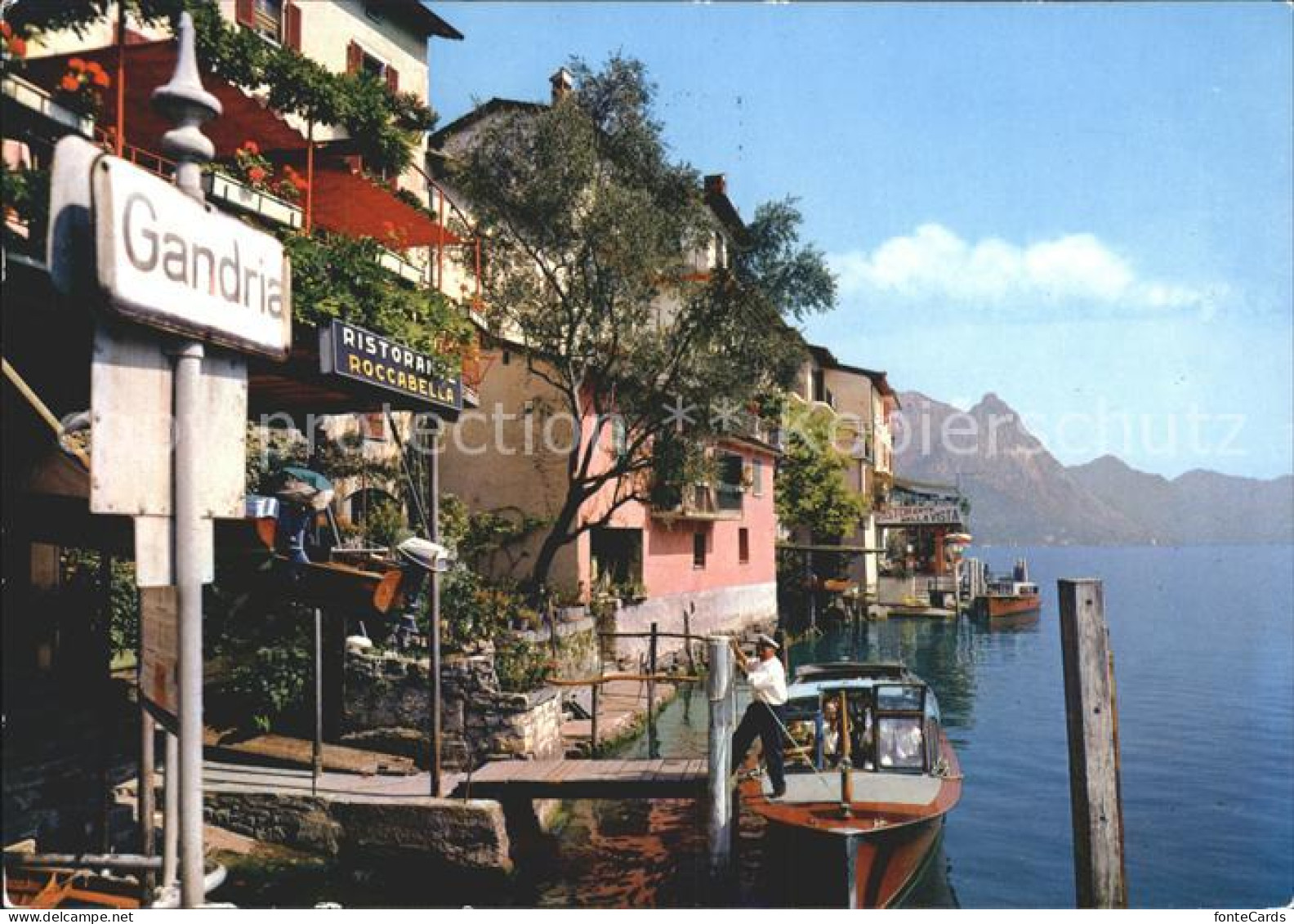 11888500 Gandria Lago Di Lugano Restaurant Roccabella Gandria - Otros & Sin Clasificación