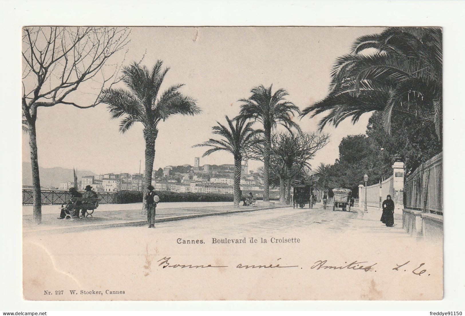 06 . CANNES .  BOULEVARD DE LA CROISETTE  1905 - Cannes