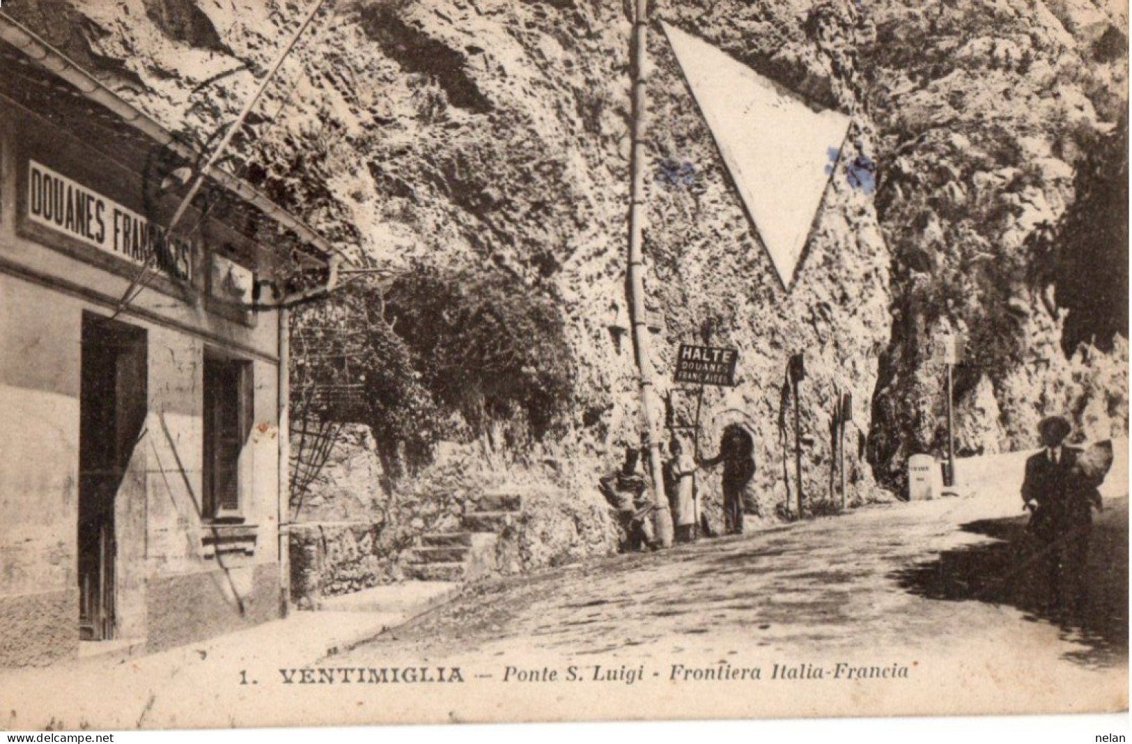 VENTIMIGLIA - PONTE S. LUIGI - FRONTIERA ITALIA FRANCIA - F.P. - Imperia