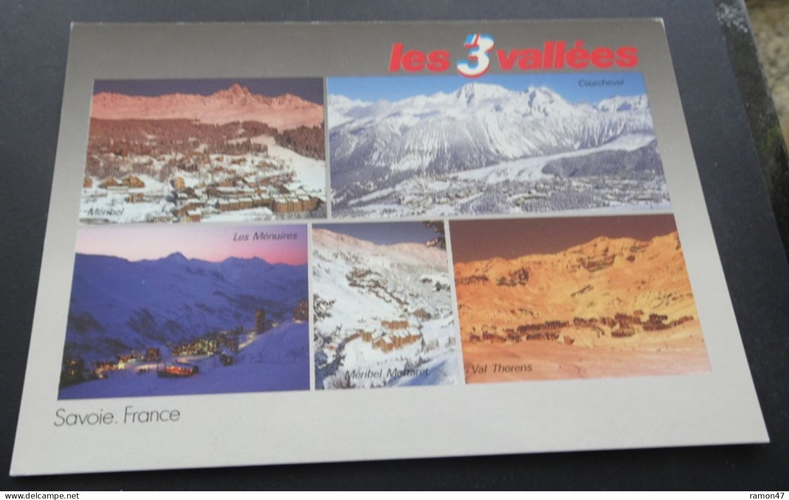 Les 3 Vallées - En Tarentaise - Le Plus Grand Domaine Skiable Du Monde - Editions EDY, Chambéry - Val Thorens