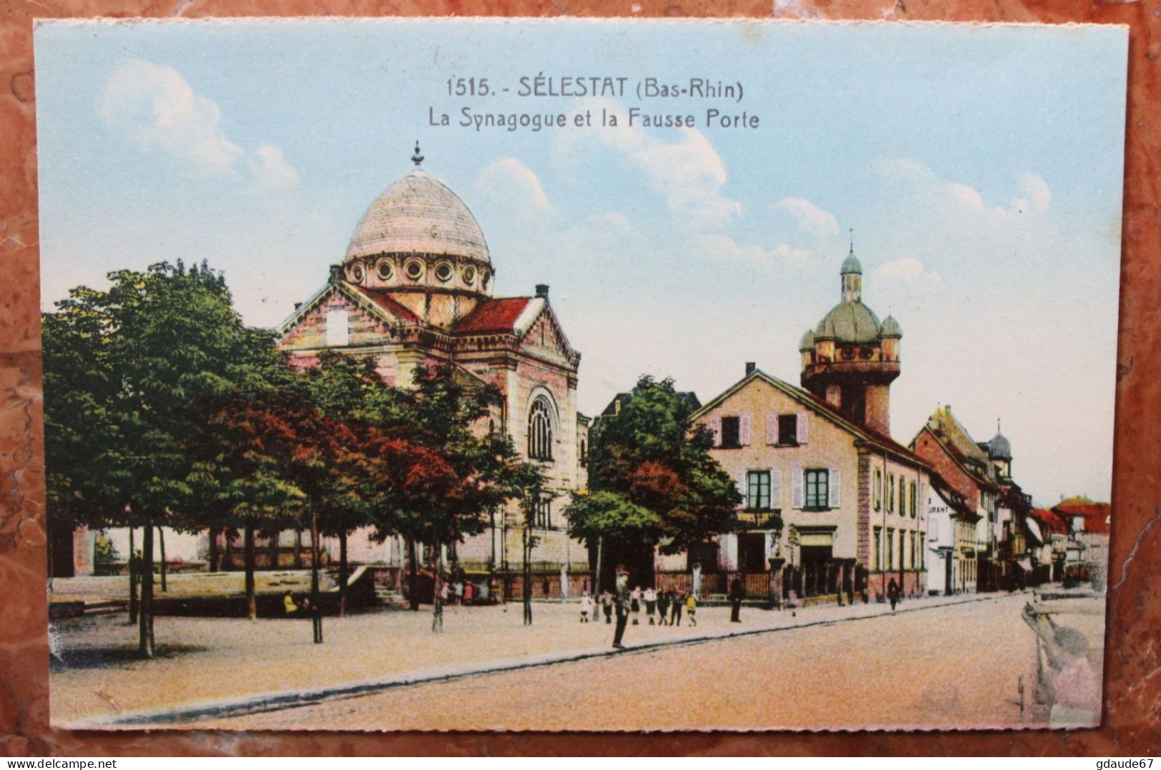 SELESTAT / SCHLETTSTADT (67) - LA SYNAGOGUE ET LA FAUSSE PORTE - JUDAICA - Selestat