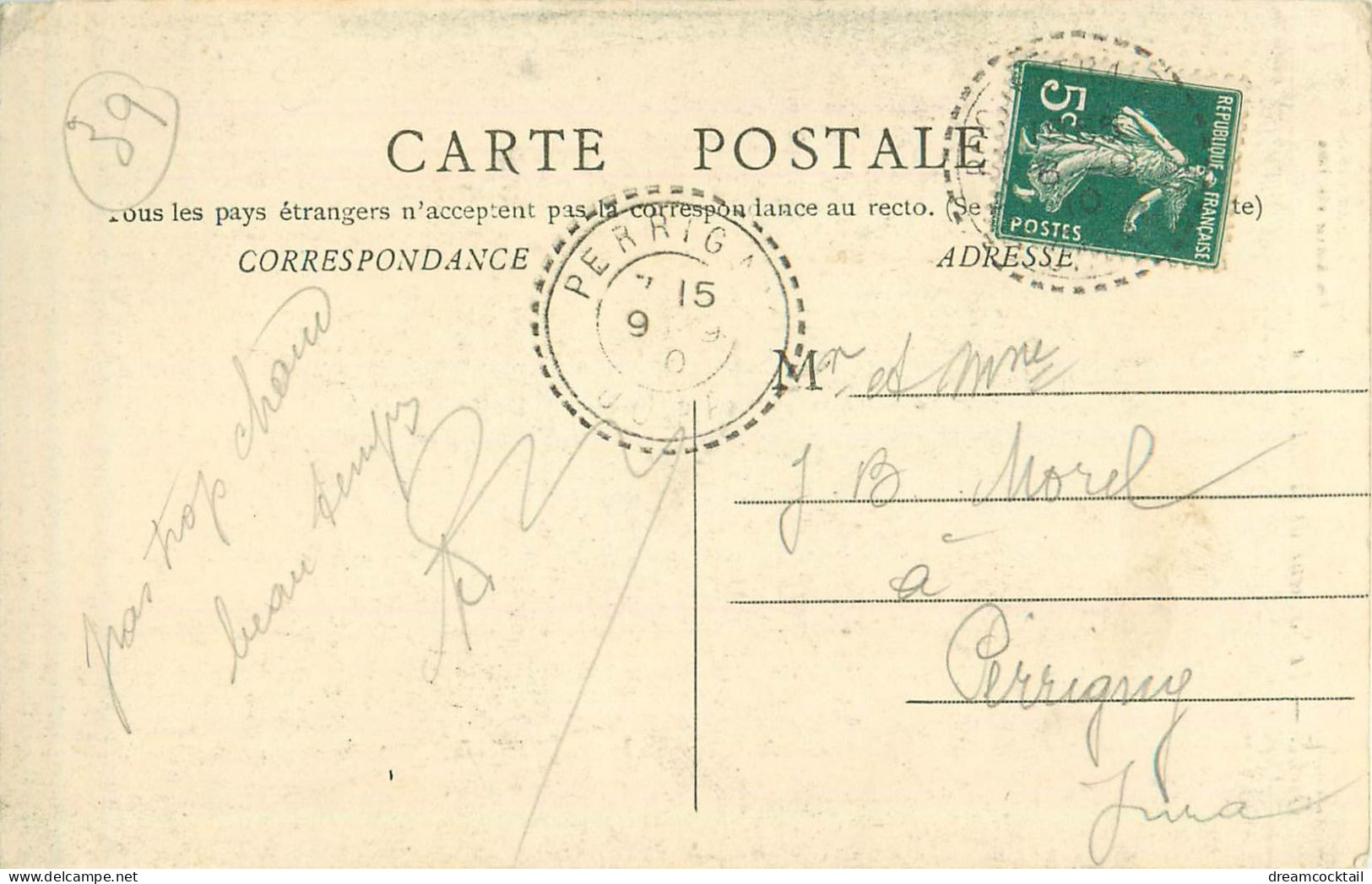 39 DOLE. Le Sonneur De La Cathédrale 1910 Grande Trompe Et Cloches - Dole
