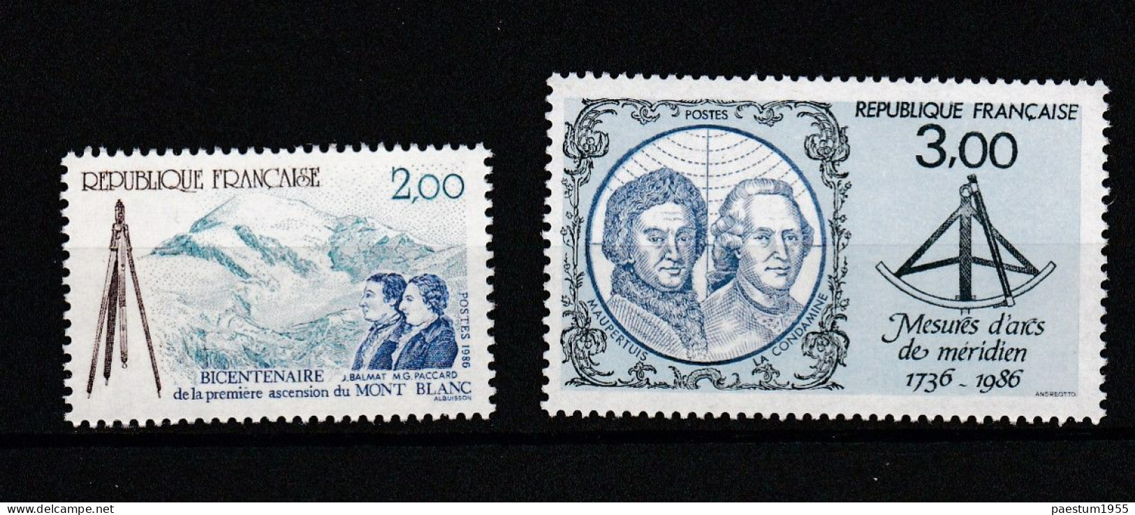 Série De 9 Timbres  France Neuf**  1986  N° Y&T 2422 à 2425 ; 2428 à 2432 Dont Série Minéraux - Ungebraucht