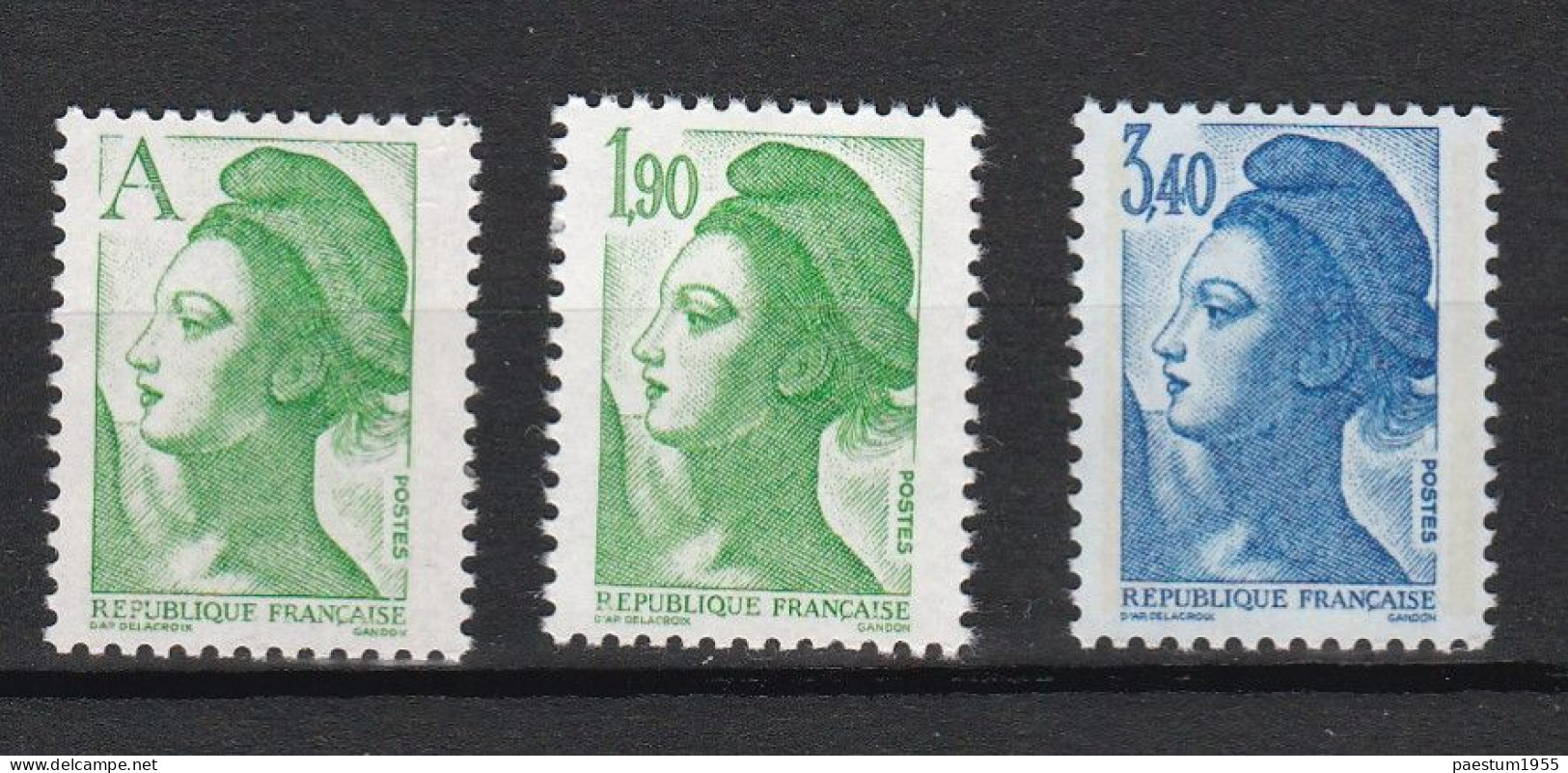 Série De 9 Timbres  France Neuf**  1986  N° Y&T 2422 à 2425 ; 2428 à 2432 Dont Série Minéraux - Ungebraucht