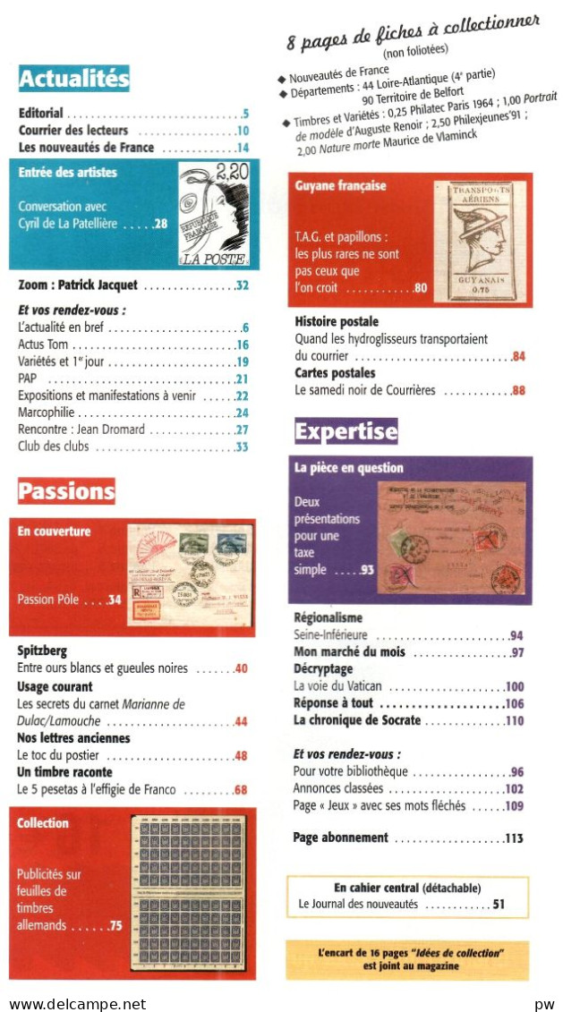 REVUE TIMBRES MAGAZINE N° 66 De Mars 2006 - Francés (desde 1941)