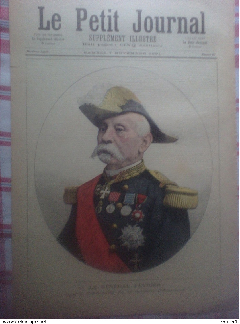 Le Petit Journal 50 Général Février Grd Chancelier Soudan Français Défense Du Haut-Niger Chanson Rallumons Lefeu Vatinel - Zeitschriften - Vor 1900