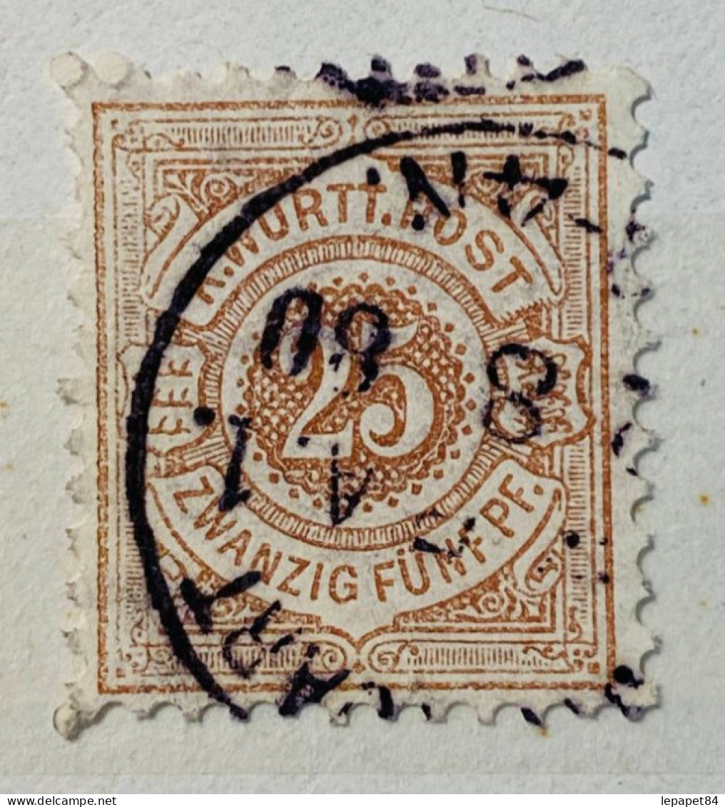 Wurtemberg- YT N° 48 - Used