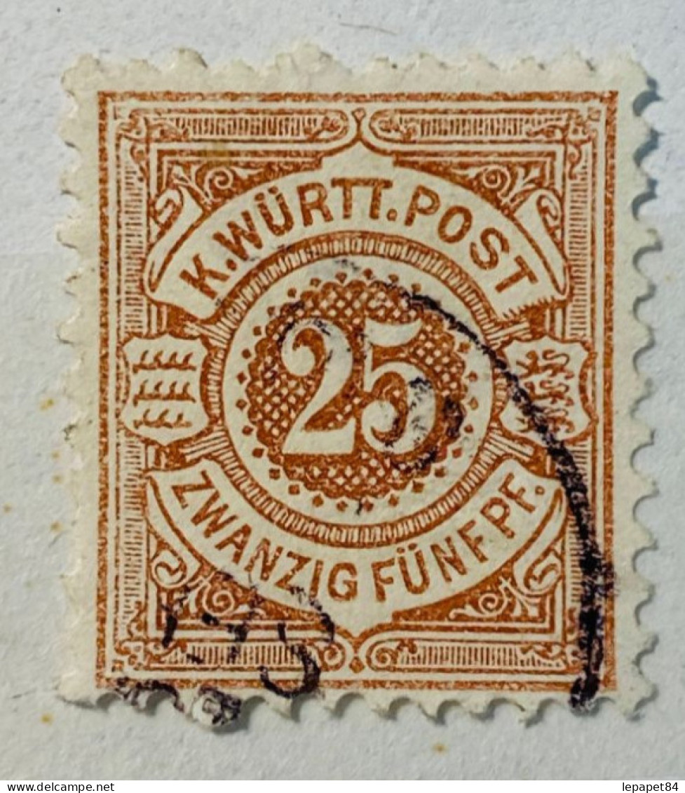 Wurtemberg- YT N° 48 - Used