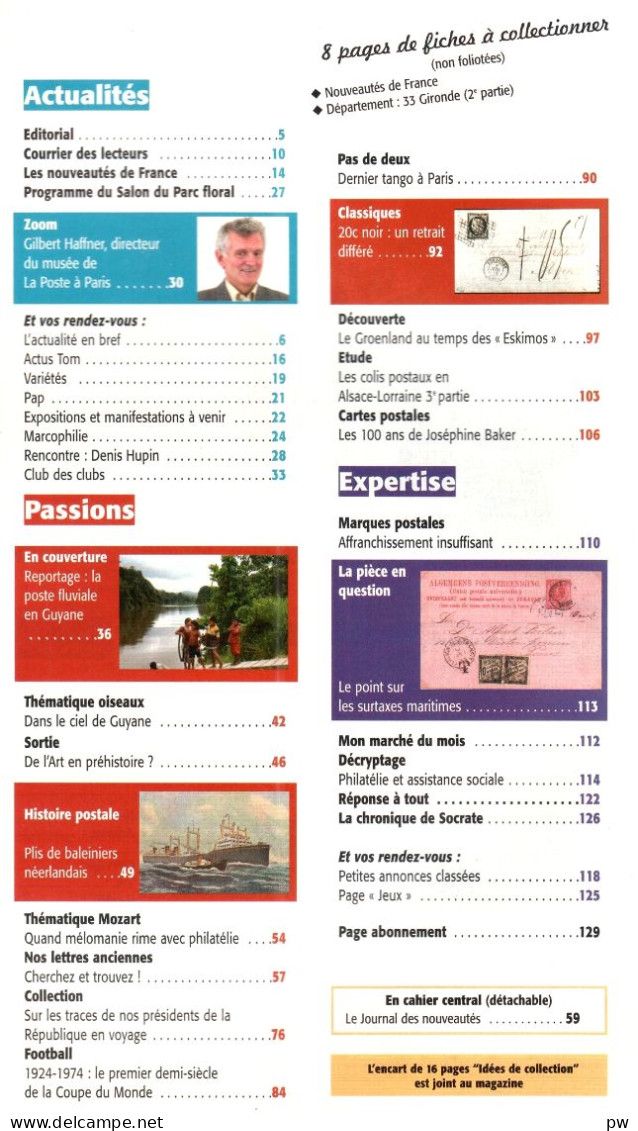 REVUE TIMBRES MAGAZINE N° 69 De Juin 2006 - Français (àpd. 1941)