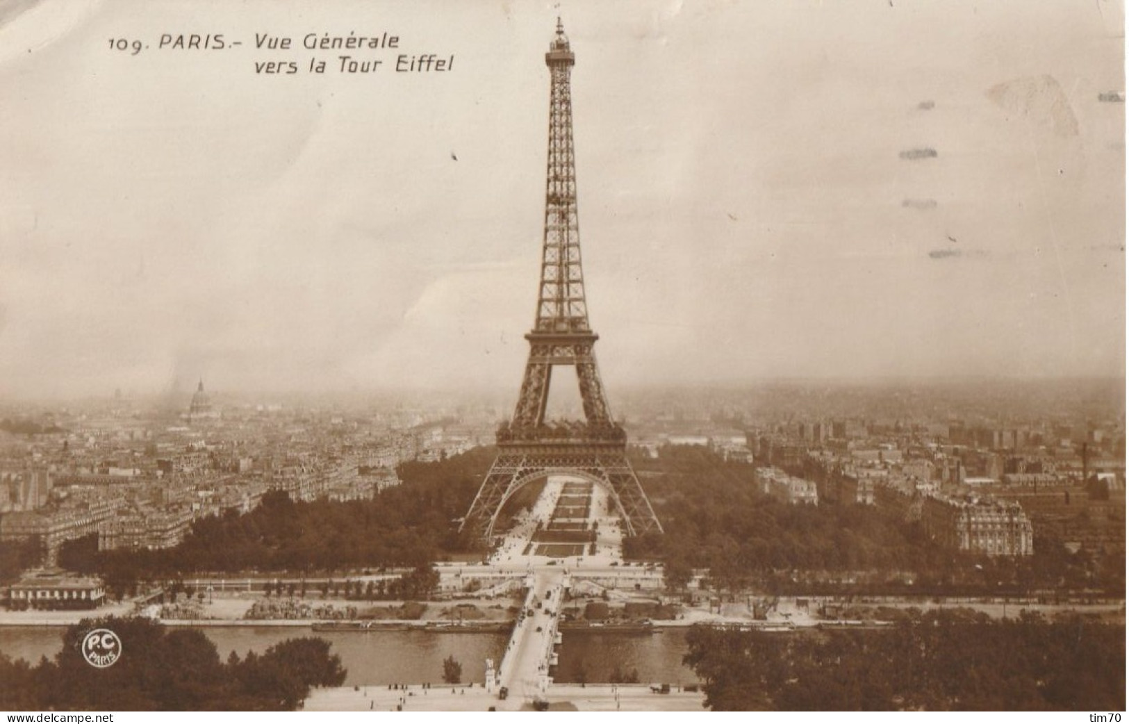 CT  PARIS   TOUR  EIFFEL - Eiffelturm
