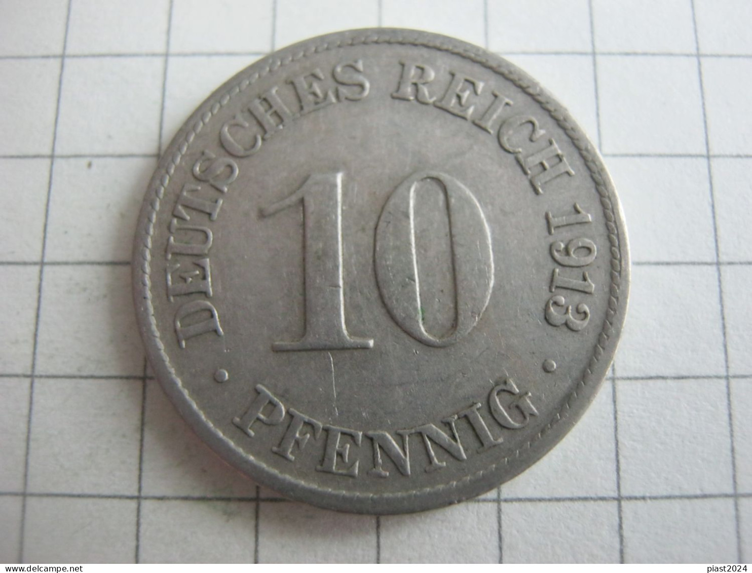 Germany 10 Pfennig 1913 D - 10 Pfennig