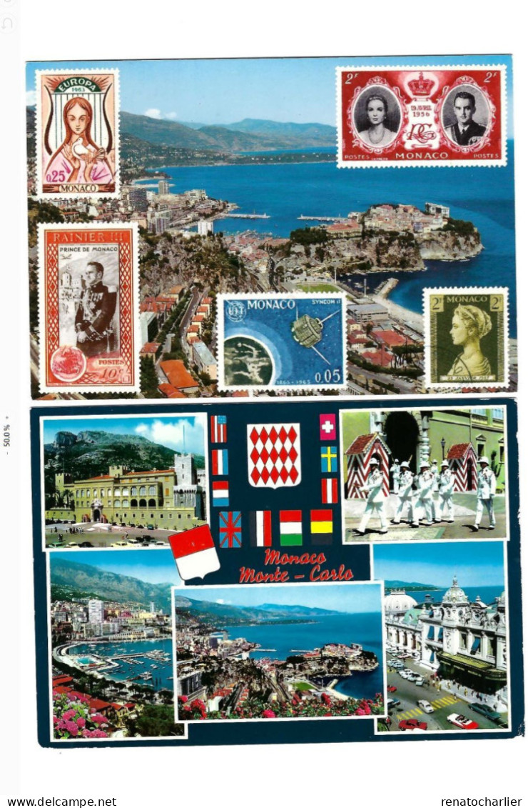 Lot De 8 Cartes Postales"Monaco". - Sammlungen & Lose