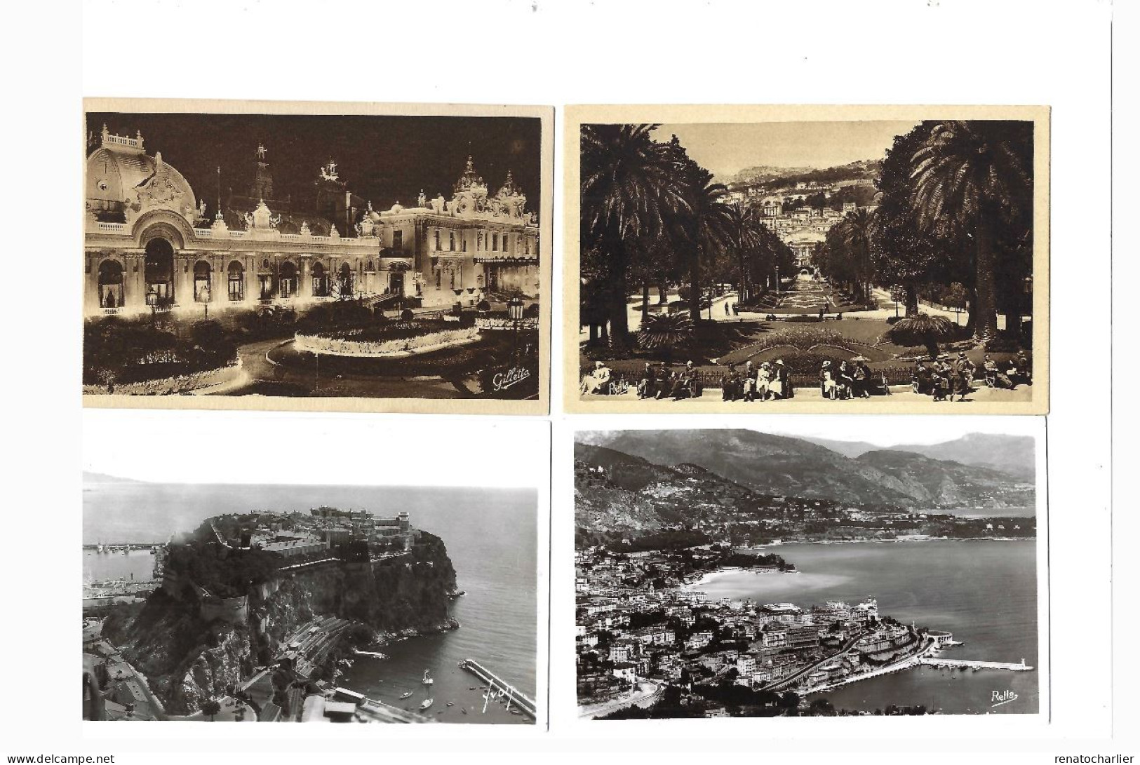 Lot De 8 Cartes Postales"Monaco". - Collezioni & Lotti