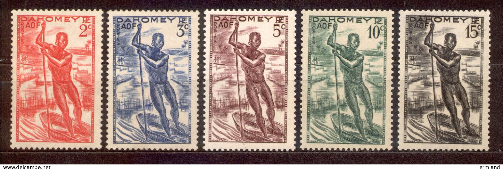 Dahomey 1941, Michel-Nr. 125 - 129 * - Sonstige & Ohne Zuordnung