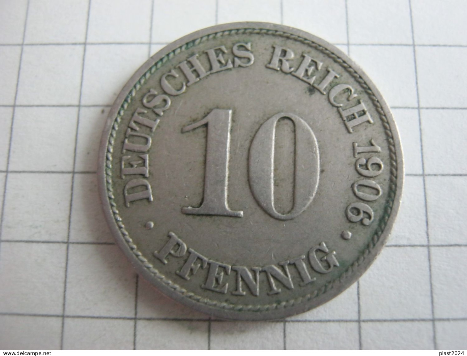 Germany 10 Pfennig 1906 A - 10 Pfennig